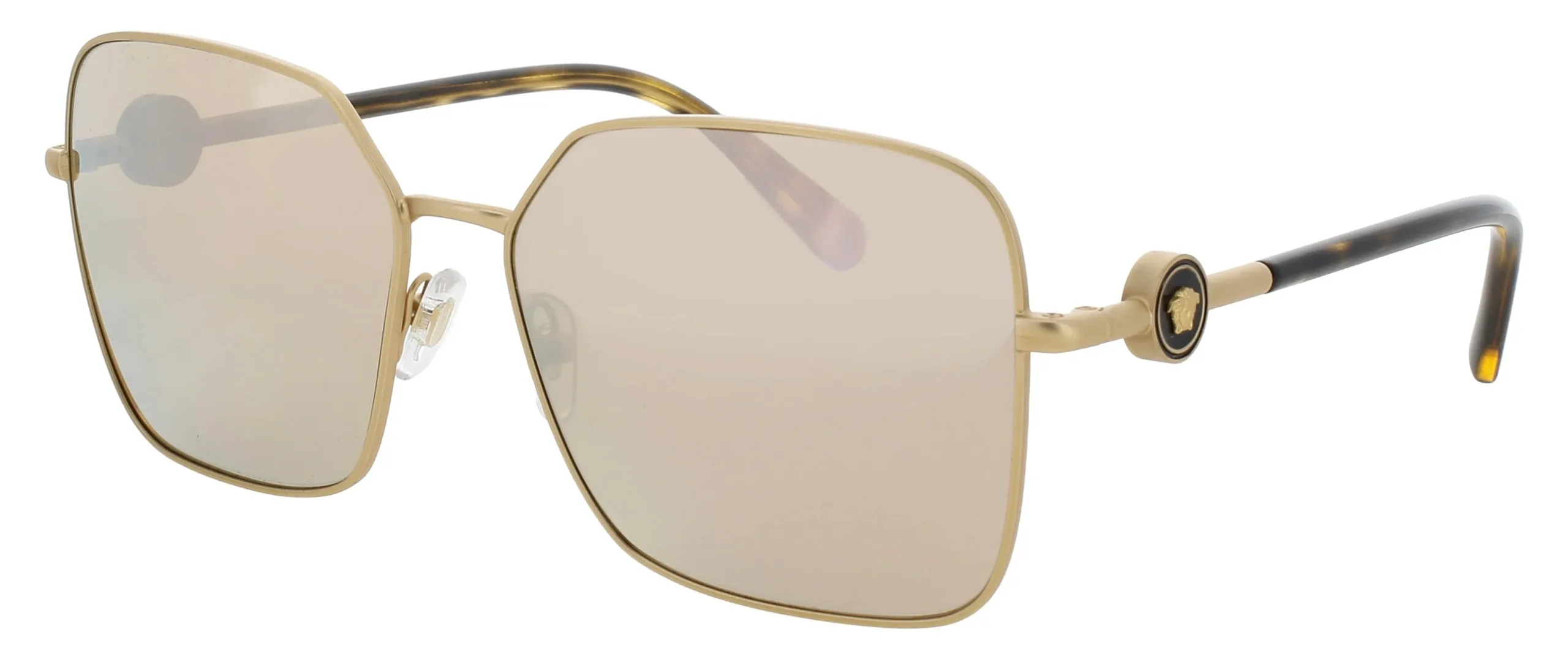 Versace 0VE2227 1410 Sunglasses Matte Gold 59mm Women