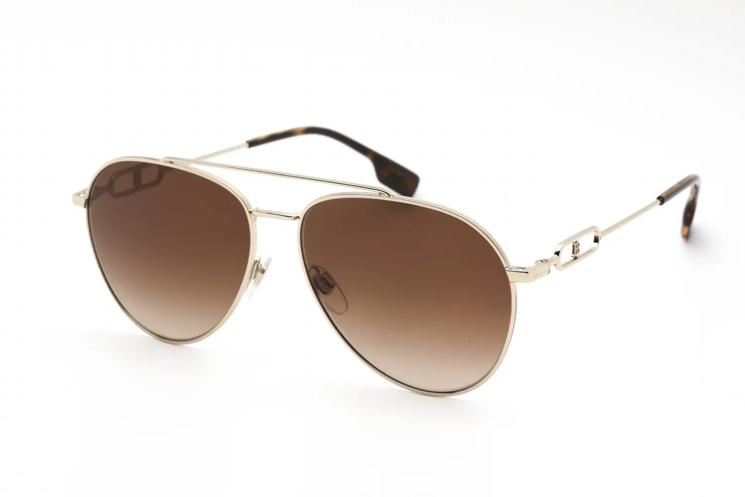 Burberry BE3128 110913 Sunglasses Light Gold 58mm Unisex