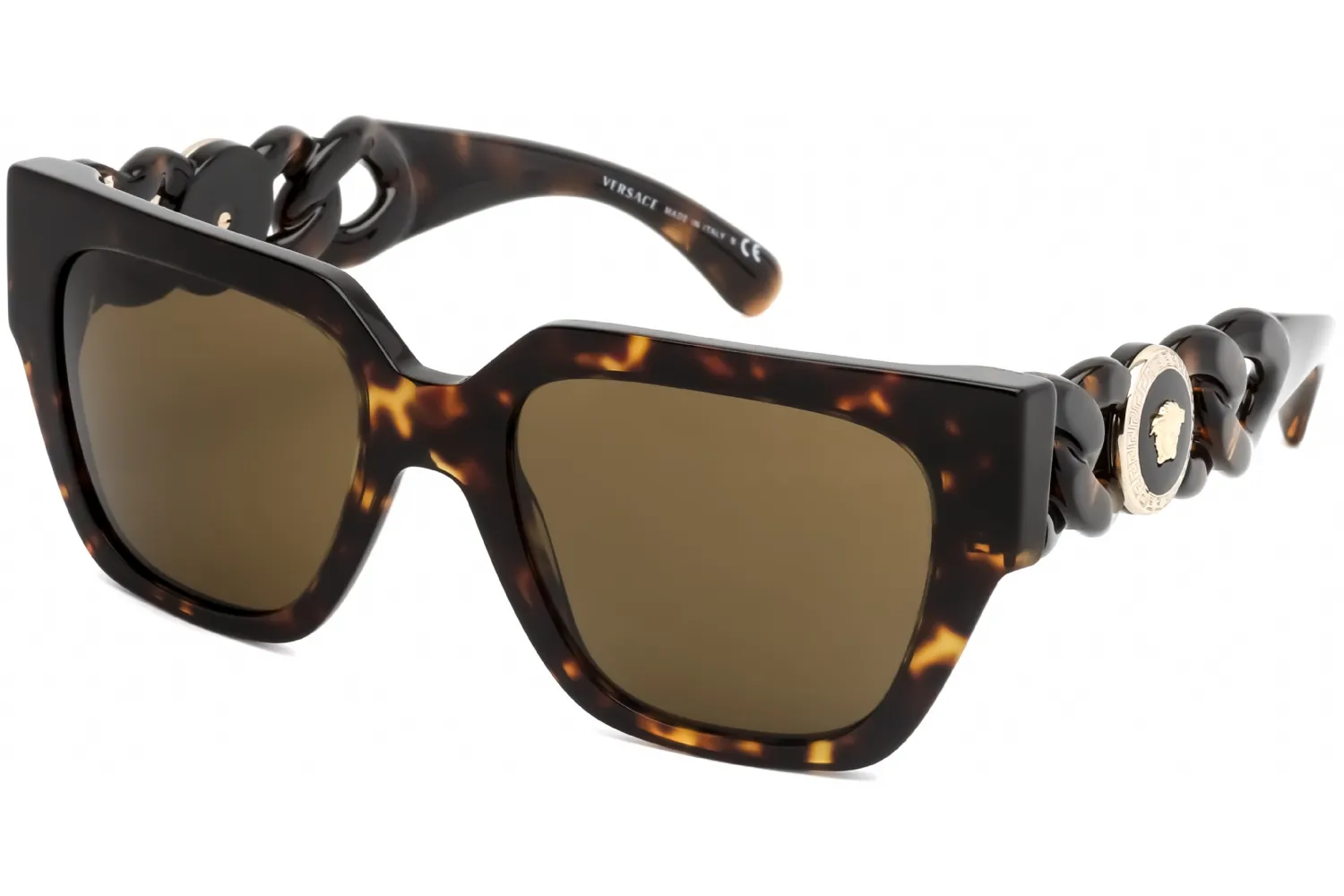 Versace VE4409 108/73 Sunglasses Havana 53mm Women
