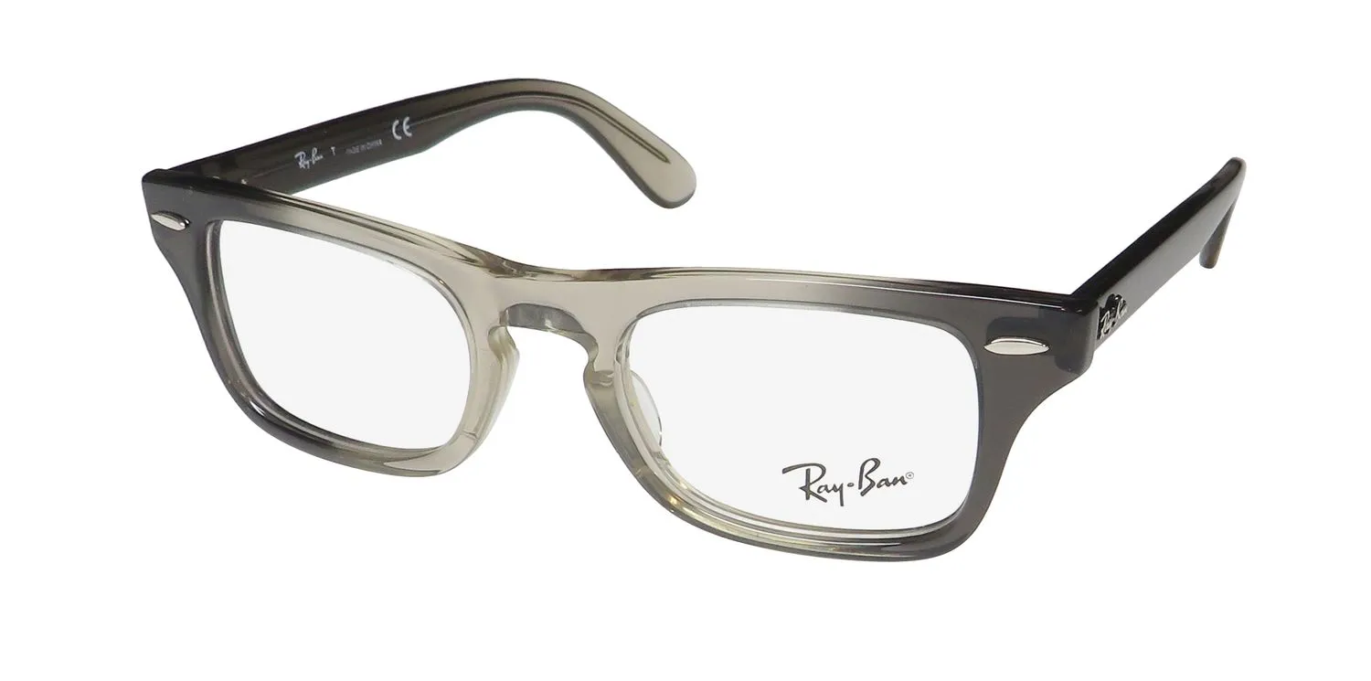 Ray-Ban 9083v Burbank Jr 3889 Eyeglasses Gradient Gray Crystal 43mm Men