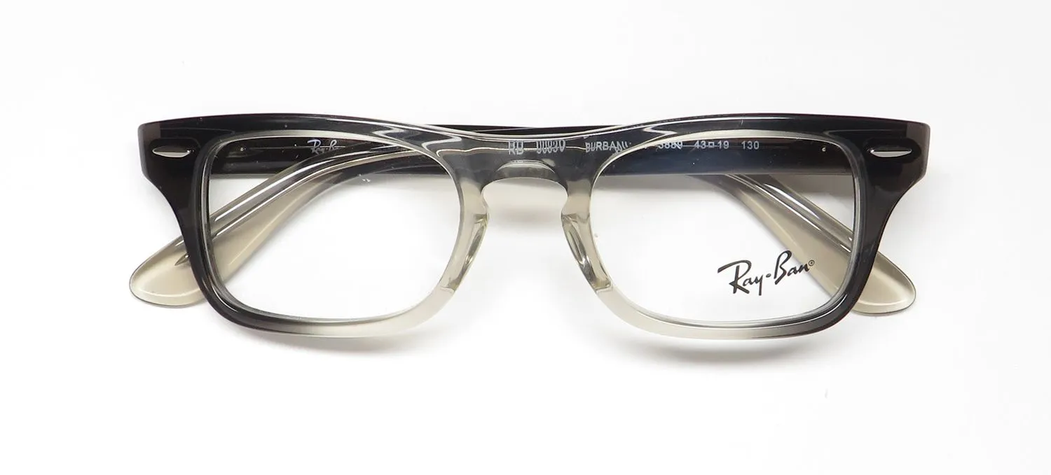 Ray-Ban 9083v Burbank Jr 3889 Eyeglasses Gradient Gray Crystal 43mm Men 2