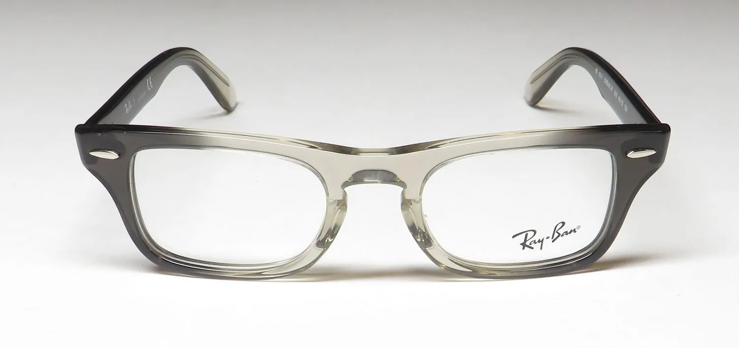 Ray-Ban 9083v Burbank Jr 3889 Eyeglasses Gradient Gray Crystal 43mm Men 3