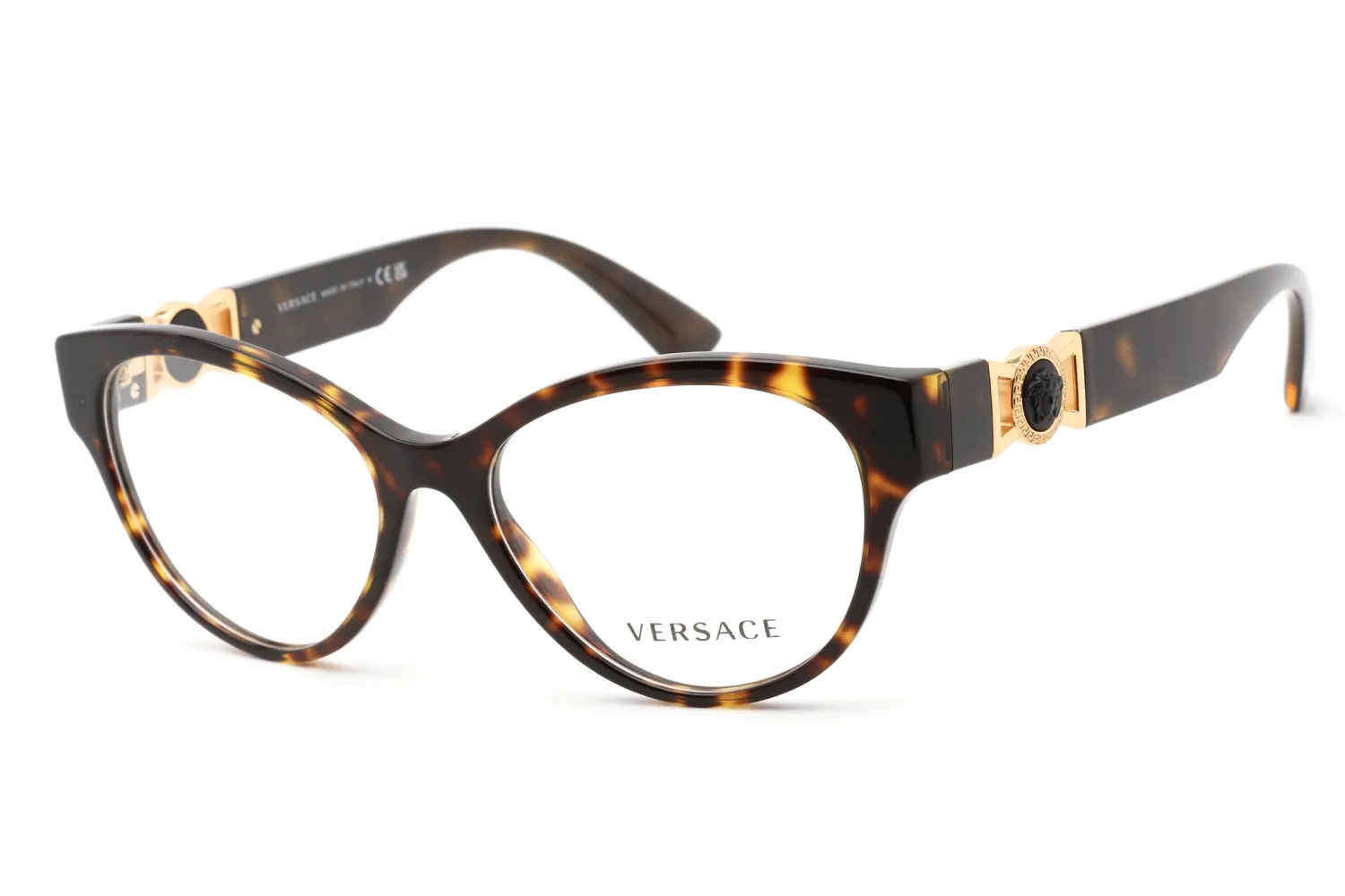 Versace 0VE3313 108 Eyeglasses Havana 54mm Women