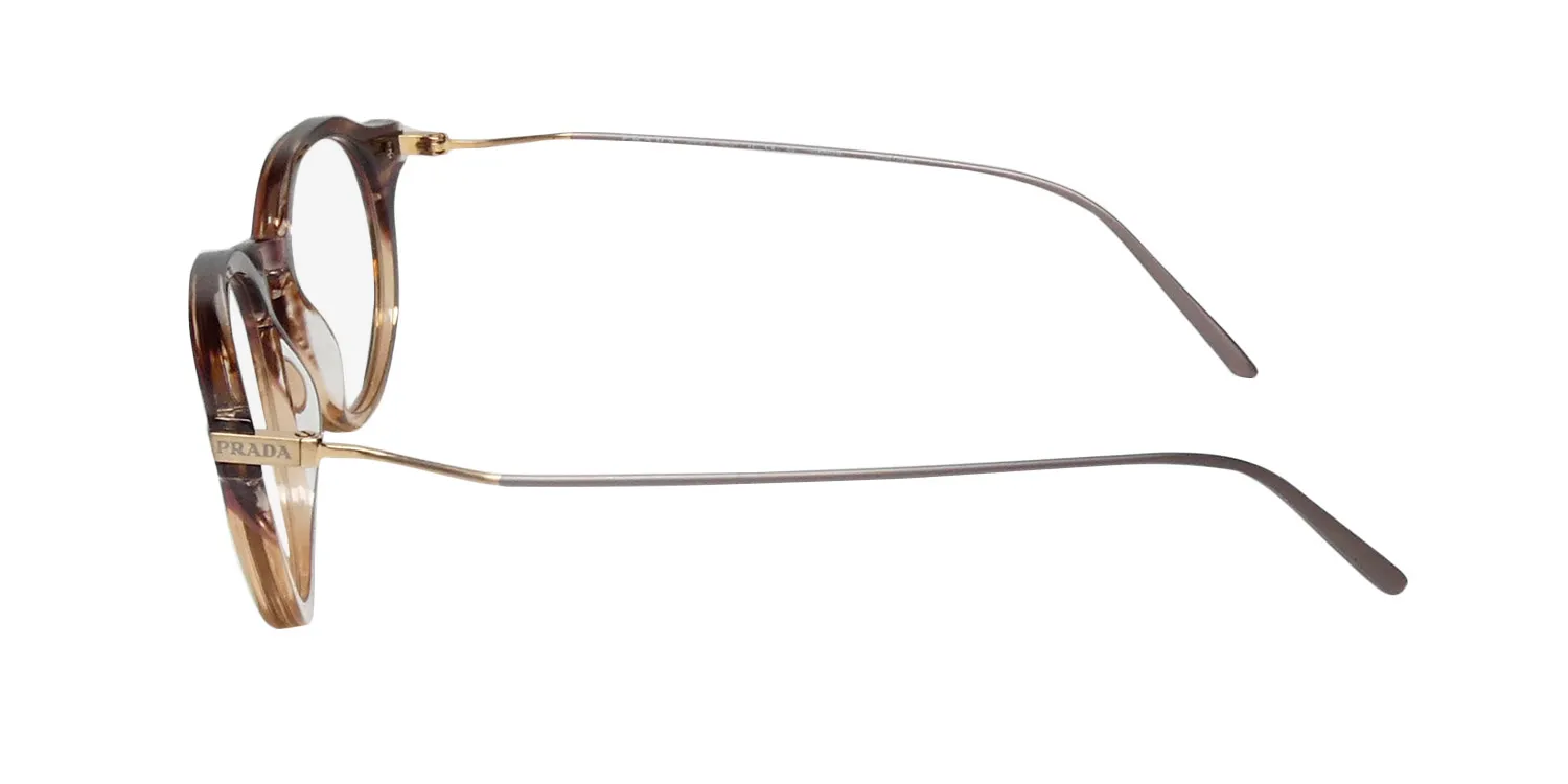 Prada Spr12y 13b-05r Sunglasses Crystal Gradient Amber 48mm Women 4