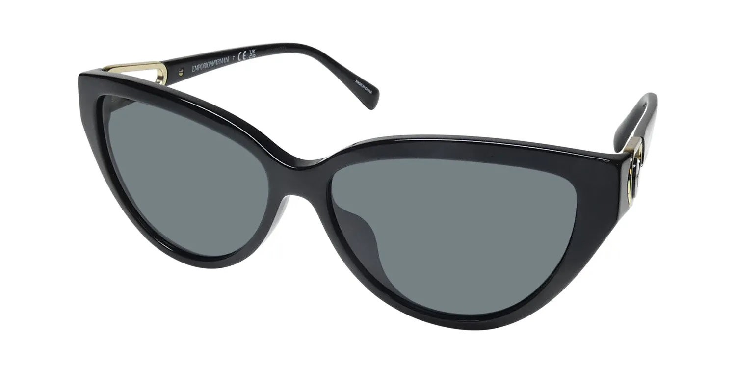 Emporio Armani 4192f 5017/87 Sunglasses Shiny Black 57mm