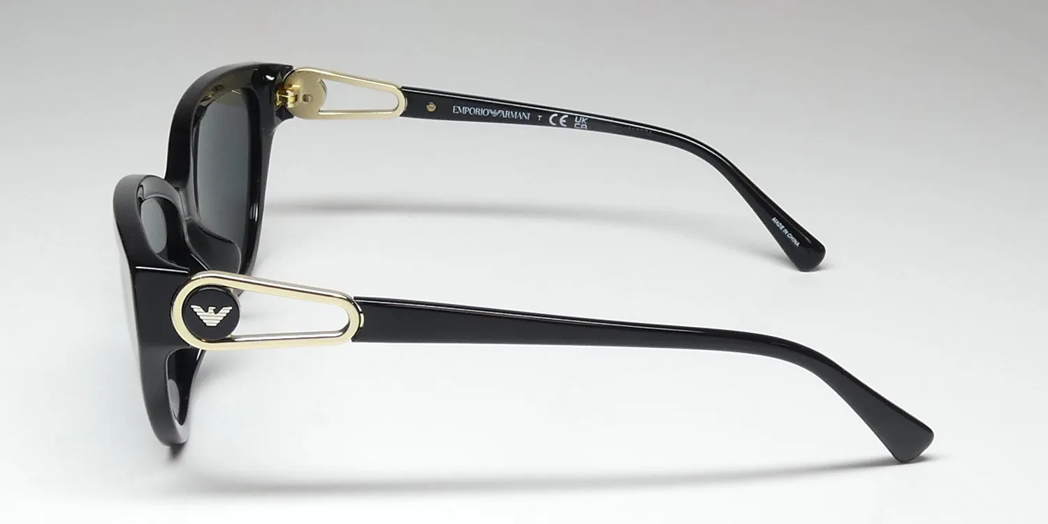 Emporio Armani 4192f 5017/87 Sunglasses Shiny Black 57mm 4