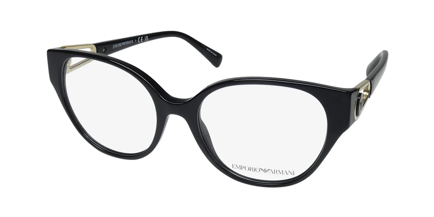 Emporio Armani 3211 5017 Eyeglasses Shiny Black 51mm