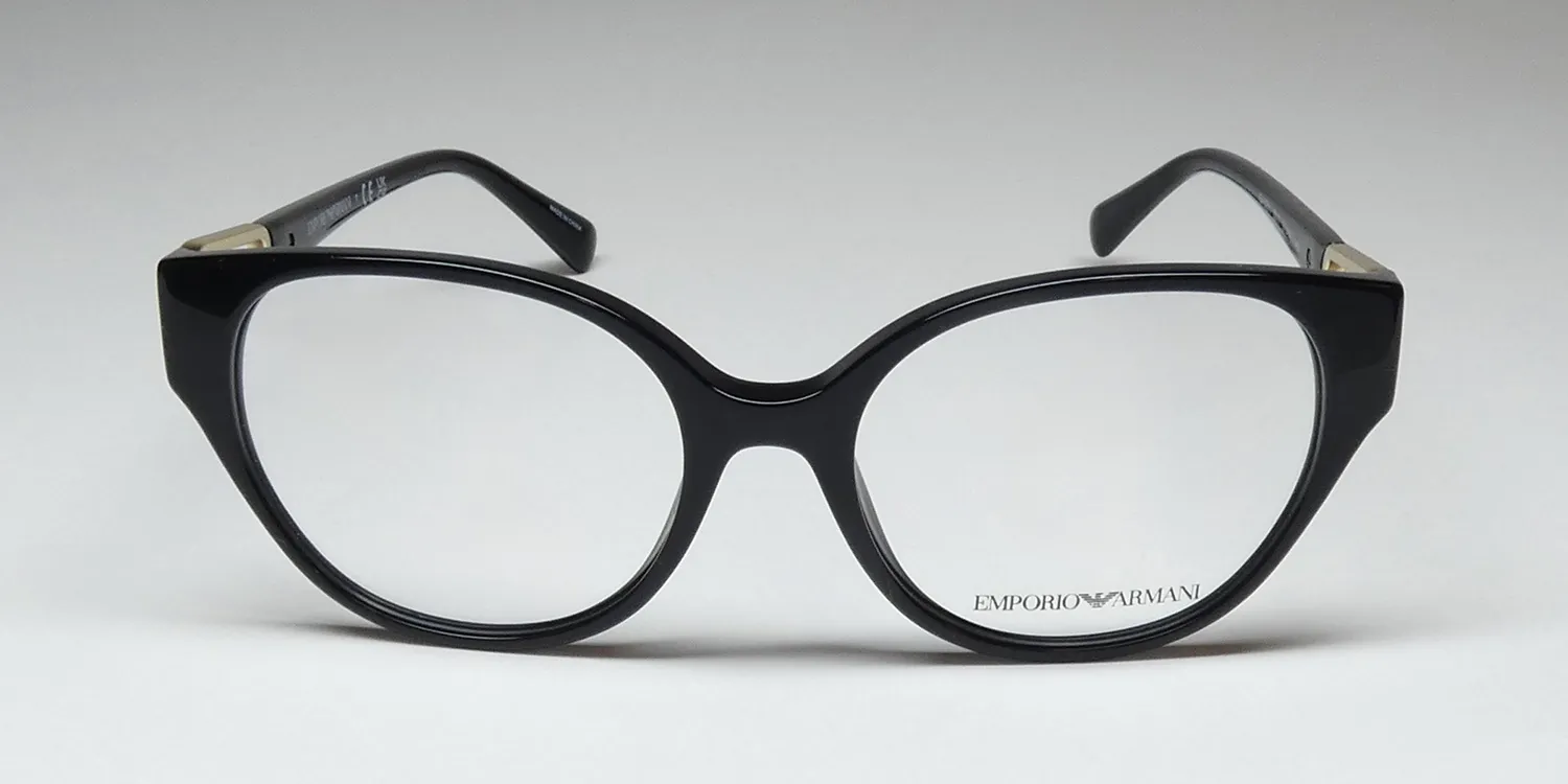 Emporio Armani 3211 5017 Eyeglasses Shiny Black 51mm 3