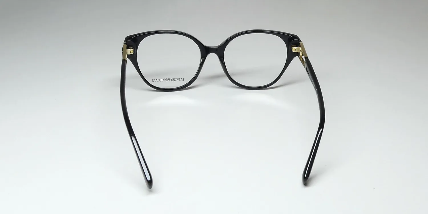 Emporio Armani 3211 5017 Eyeglasses Shiny Black 51mm 5