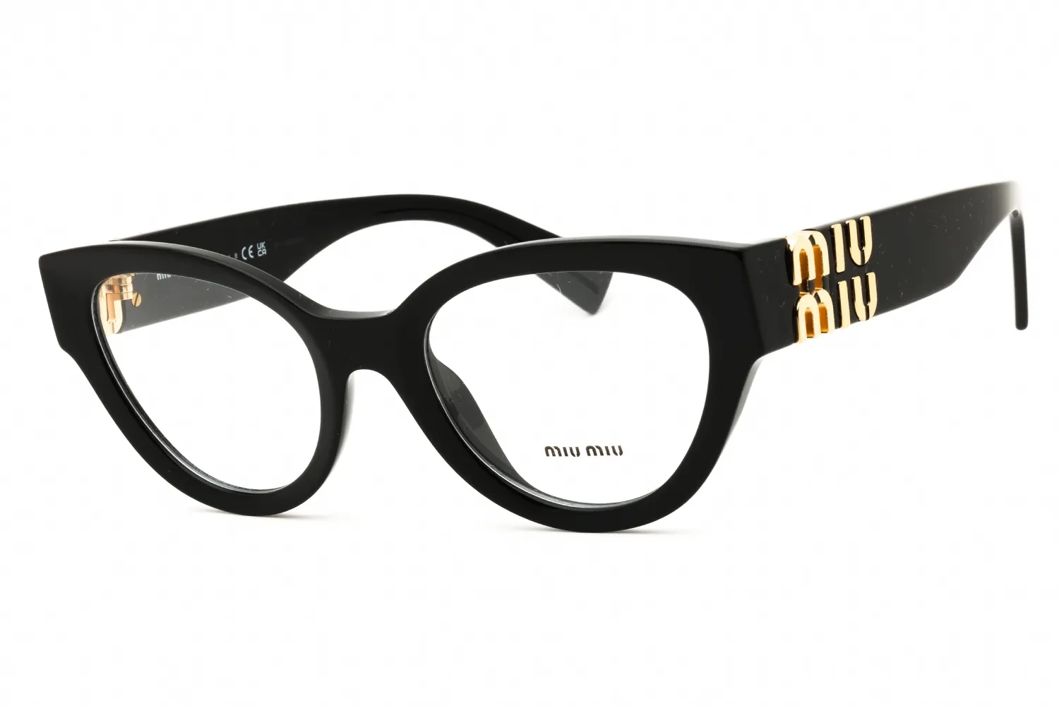 Miu Miu 0MU 01VV 1AB1O1 Eyeglasses Black 52mm Women