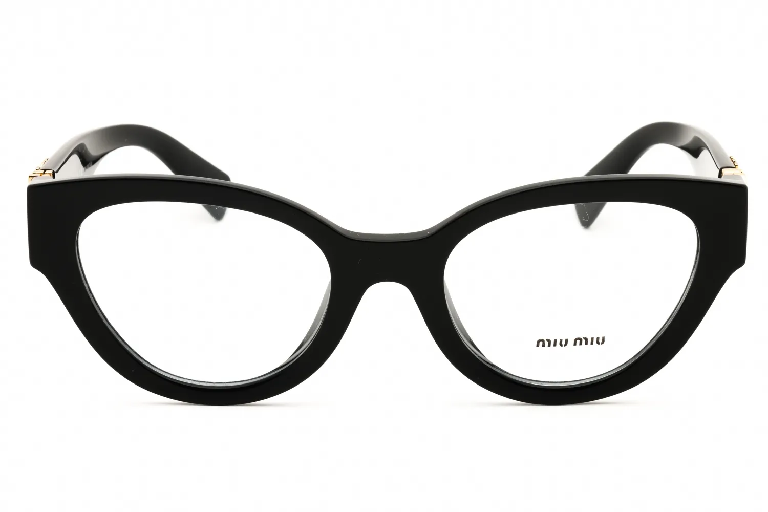 Miu Miu 0MU 01VV 1AB1O1 Eyeglasses Black 52mm Women 2