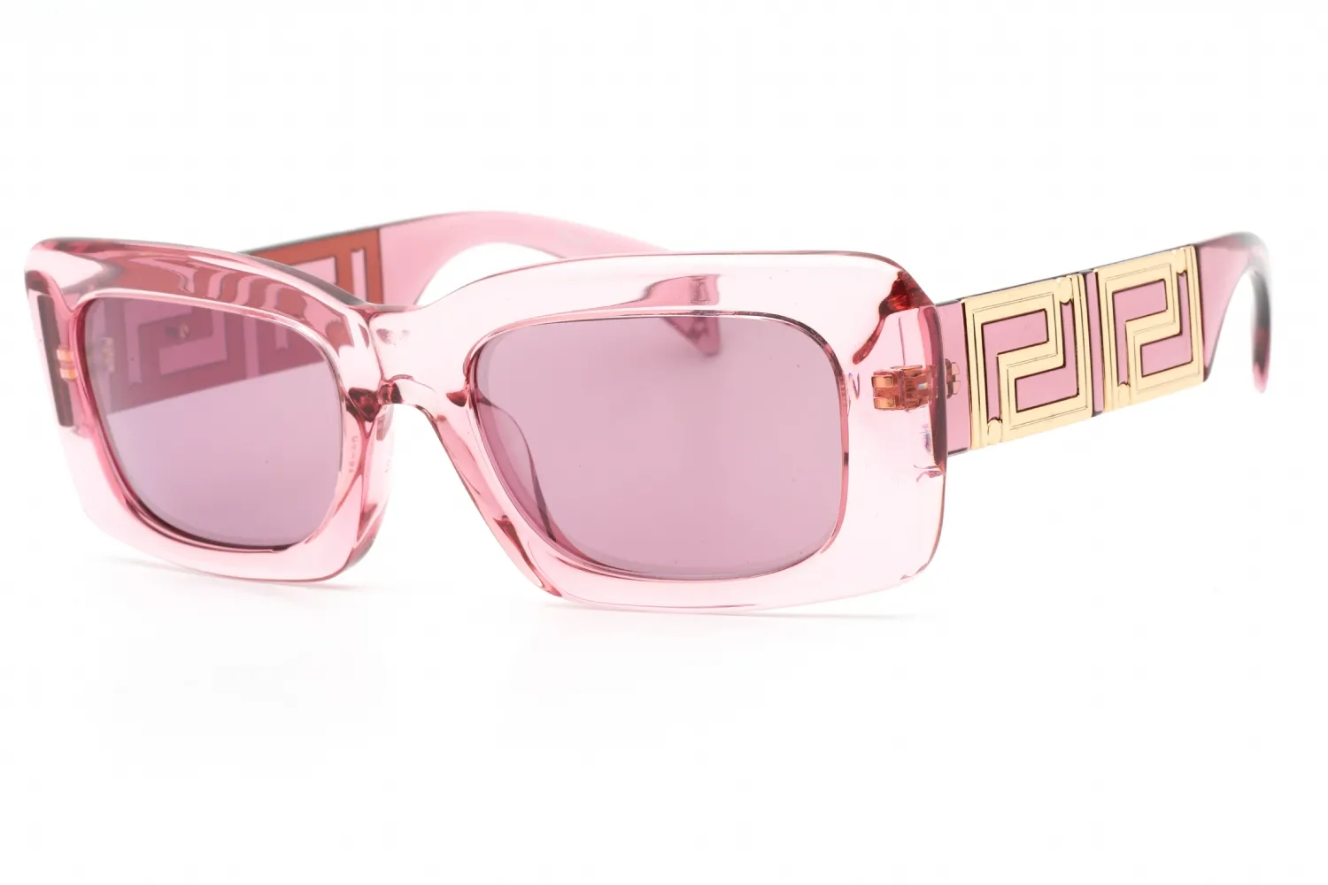Versace 0VE4444U 5355AK Sunglasses Transparent Pink 54mm Women