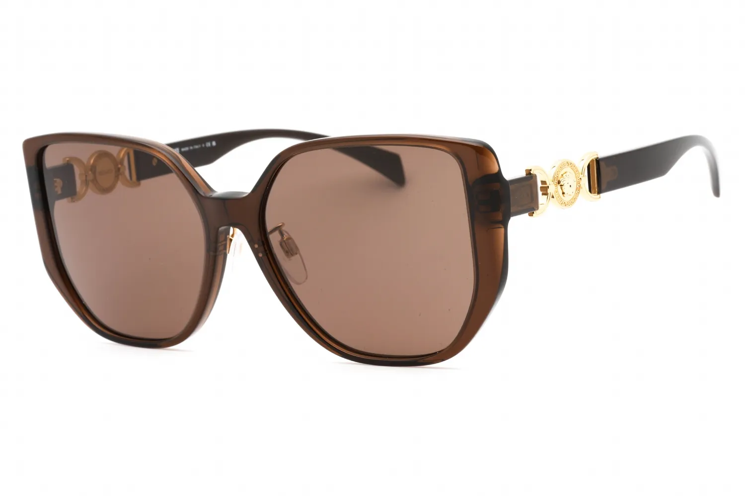 Versace 0VE4449D 541673 Sunglasses Transparent Brown 58mm Women