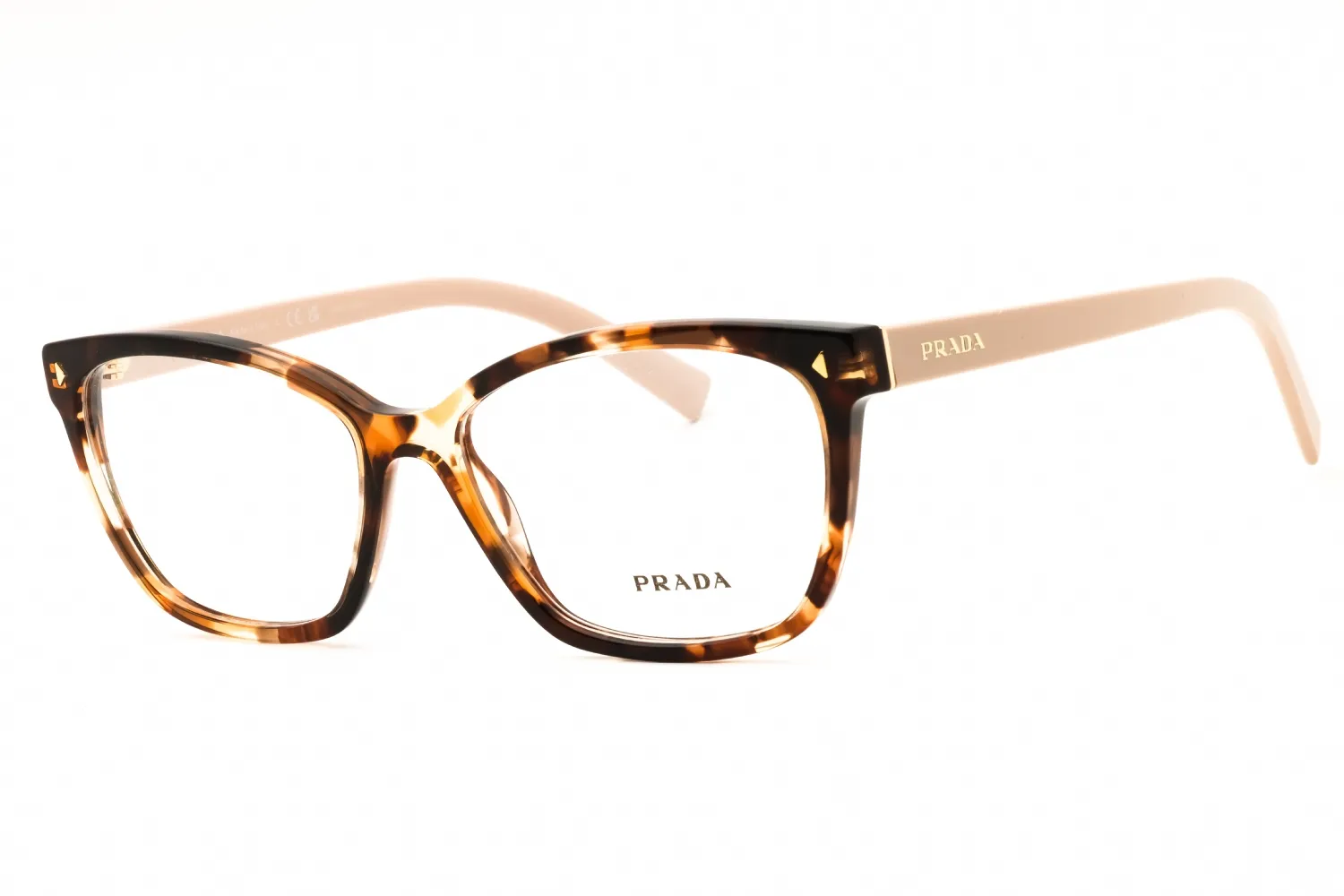 Prada 0PR 15ZV 07R1O1 Eyeglasses Caramel Havana 53mm Women