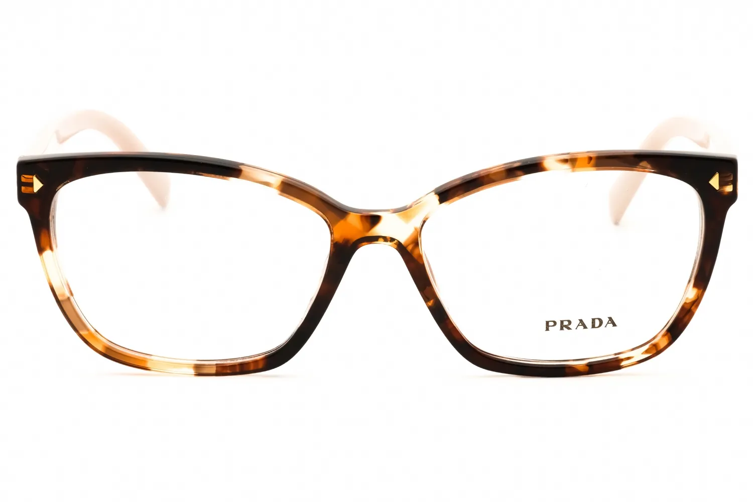 Prada 0PR 15ZV 07R1O1 Eyeglasses Caramel Havana 53mm Women 2