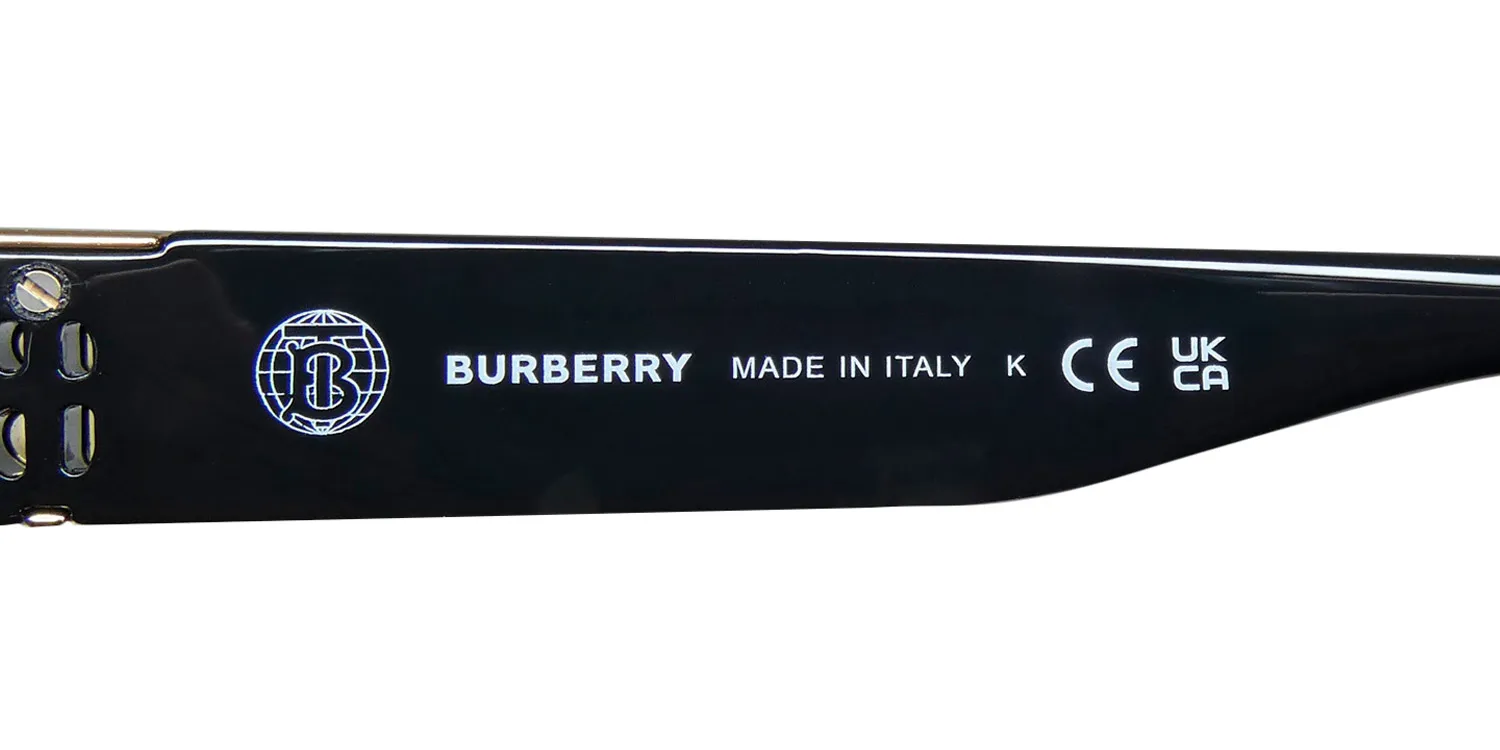 Burberry 2388 3001 Eyeglasses Shiny Black 50mm 7