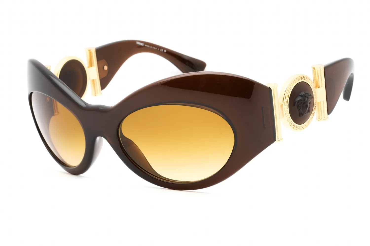 Versace 0VE4462 54462L Sunglasses Transparent Brown 58mm Women