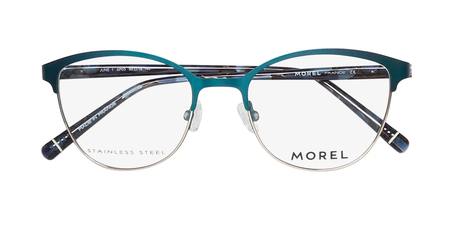 Morel June 1 sp03 Eyeglasses Green 50mm 2