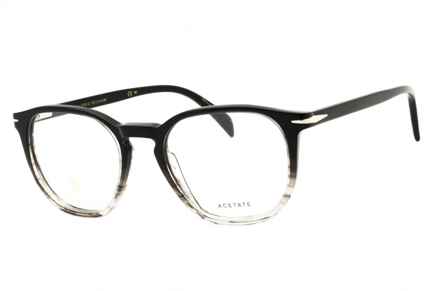 David Beckham DB 1106 037N 00 Eyeglasses Black Horn 50mm Men