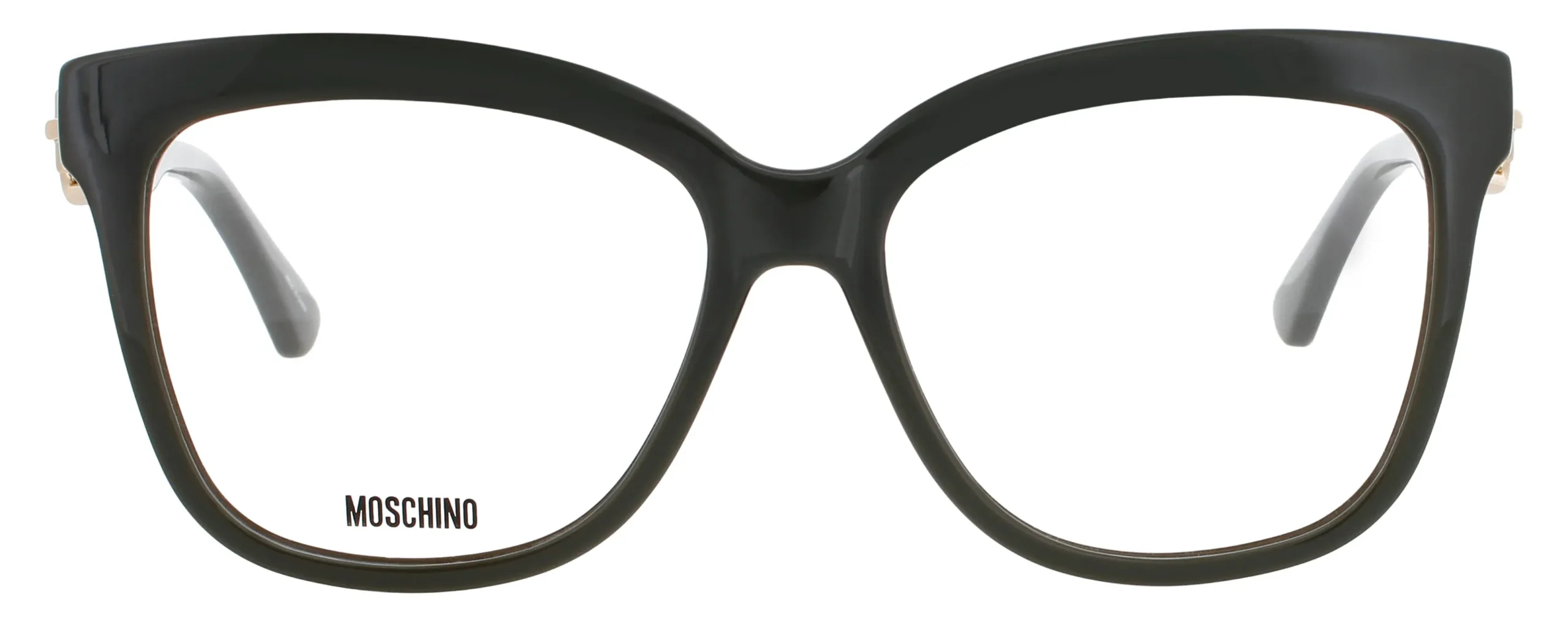 Moschino MOS609 TBO Eyeglasses Military Green 53mm Women 2