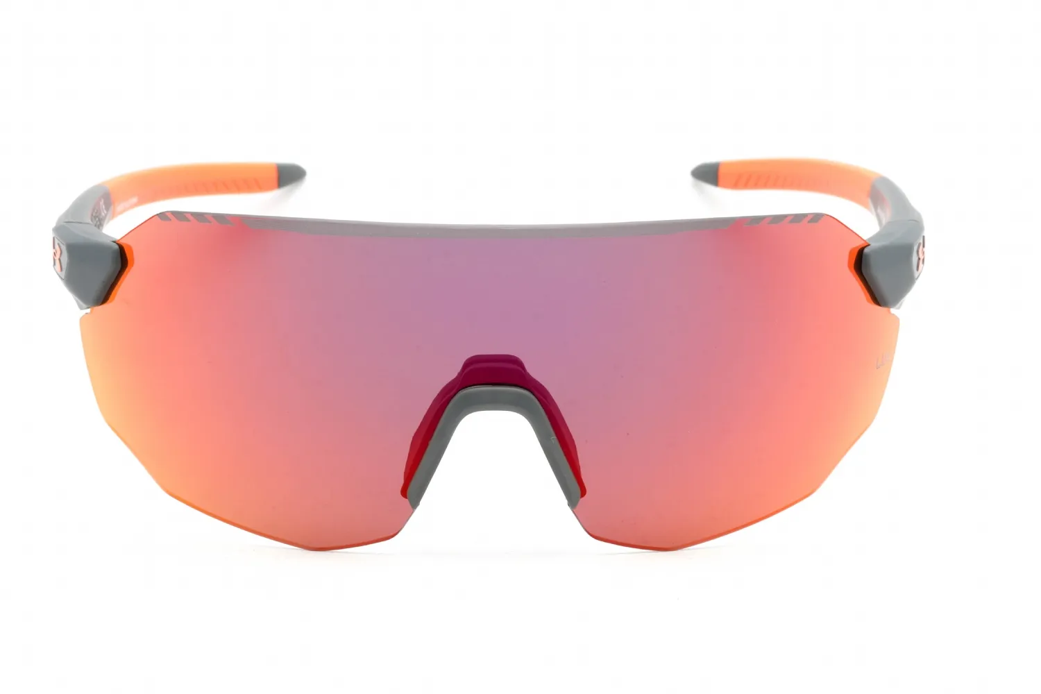 UNDER ARMOUR UA HALFTIME 02M8 50 Sunglasses Grey Orange 99mm Unisex 2