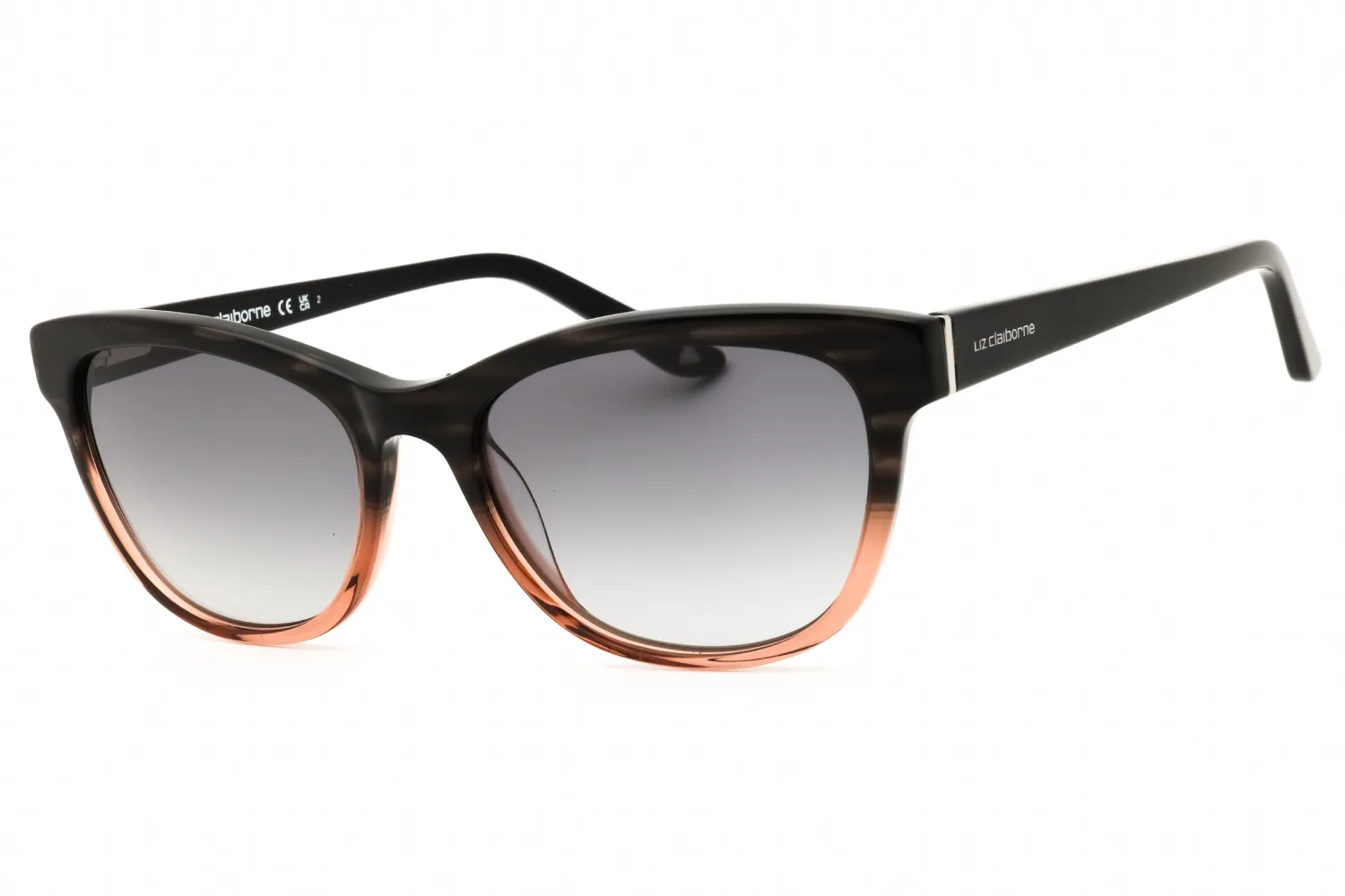 Liz Claiborne L 581/S 0YV1 9O Sunglasses Bk Strpnk 52mm Women