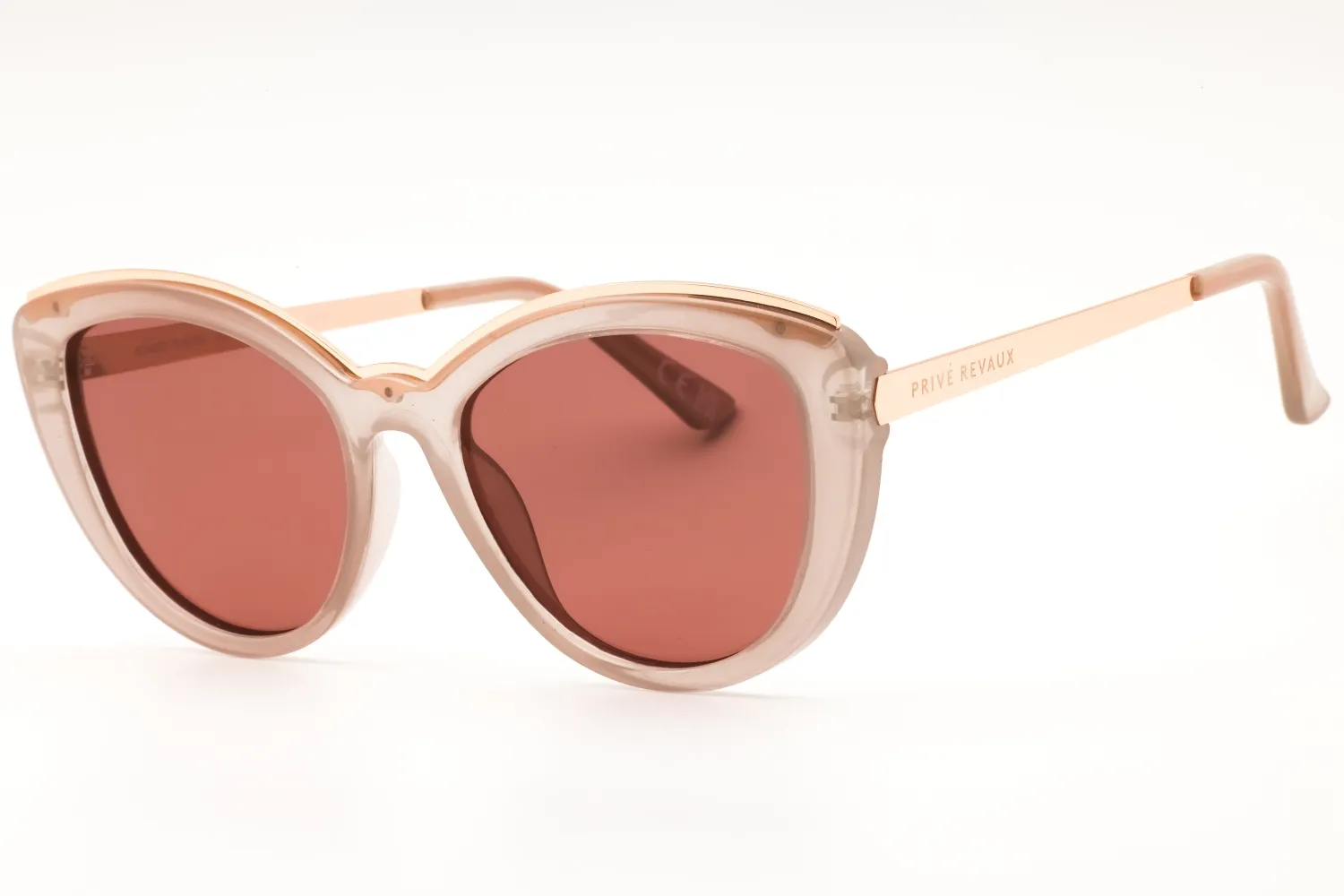 Prive Revaux SUNSET PLACE/S 3KQ 0F Sunglasses Pink Grey 55mm Women
