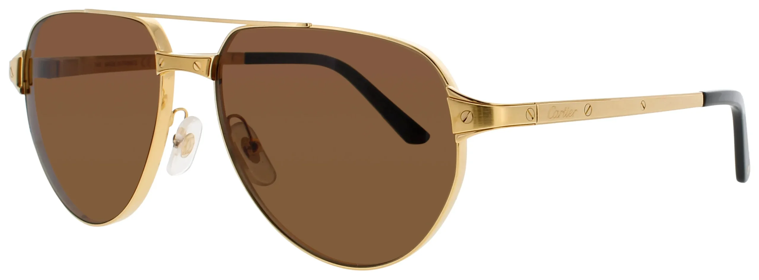 Cartier CT0425S 003 Sunglasses Gold 59mm Men
