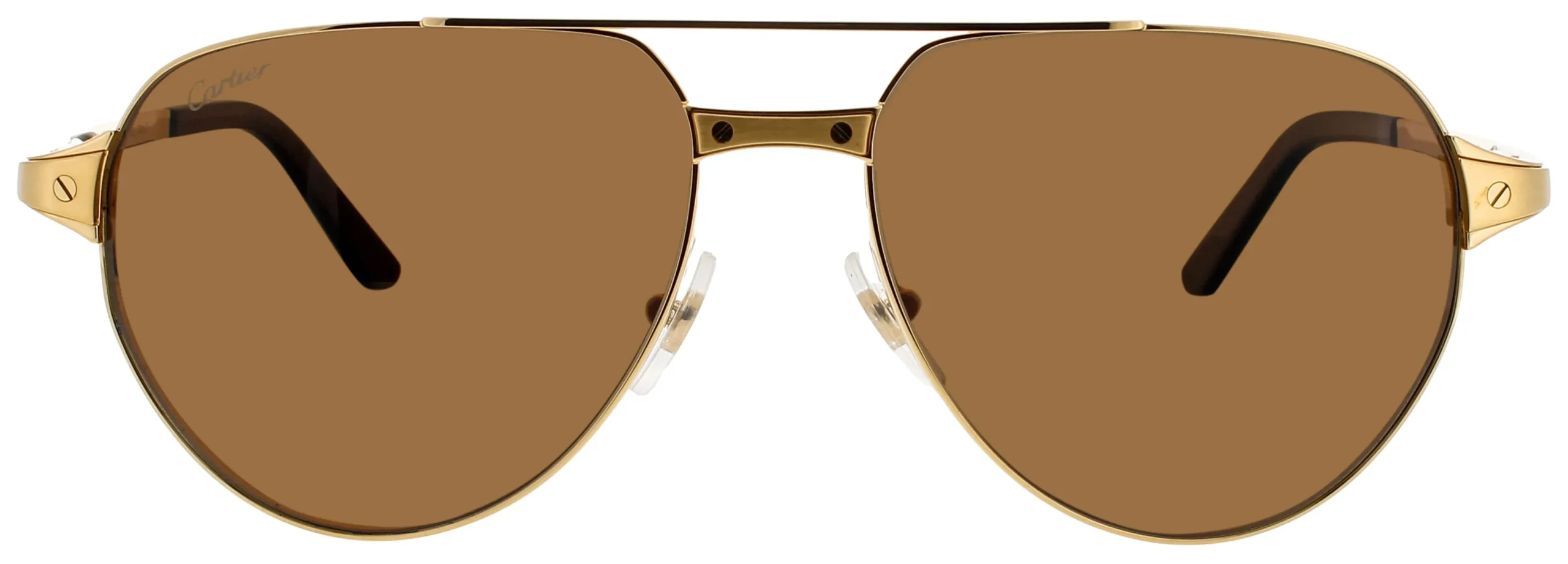 Cartier CT0425S 003 Sunglasses Gold 59mm Men 2