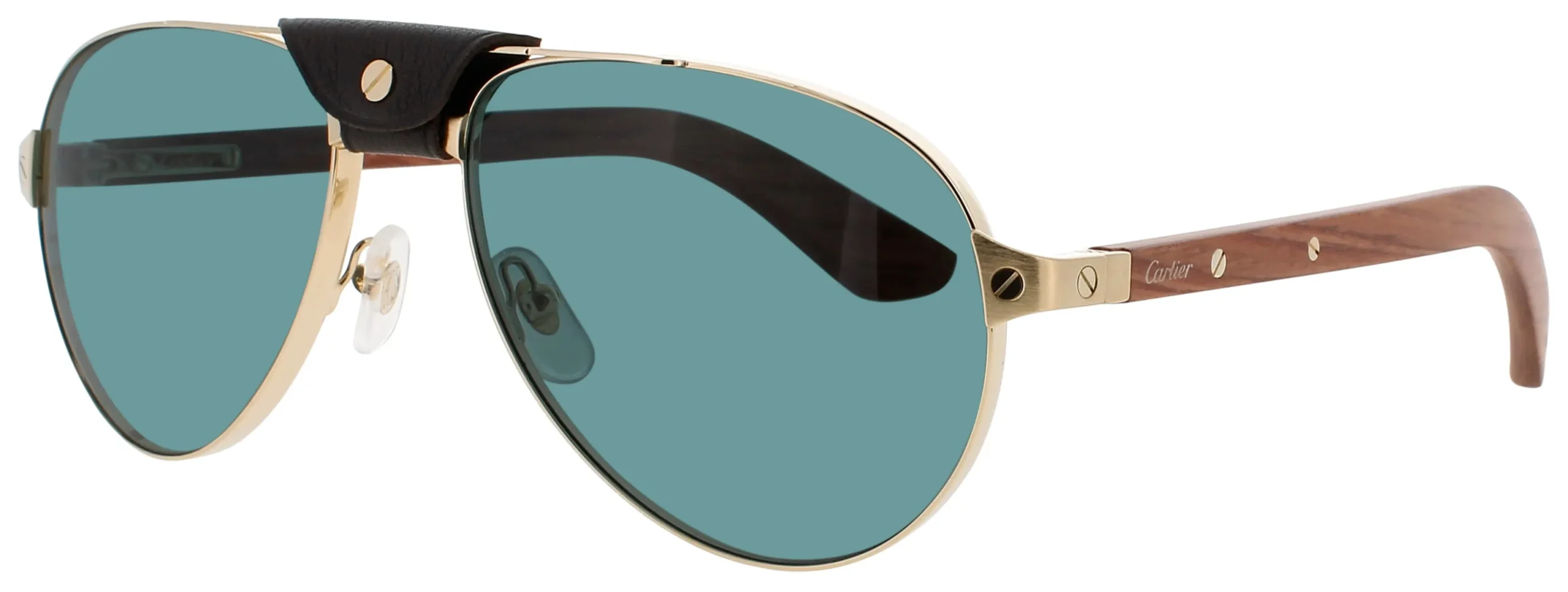 Cartier CT0495S 002 Sunglasses Gold 59mm Men