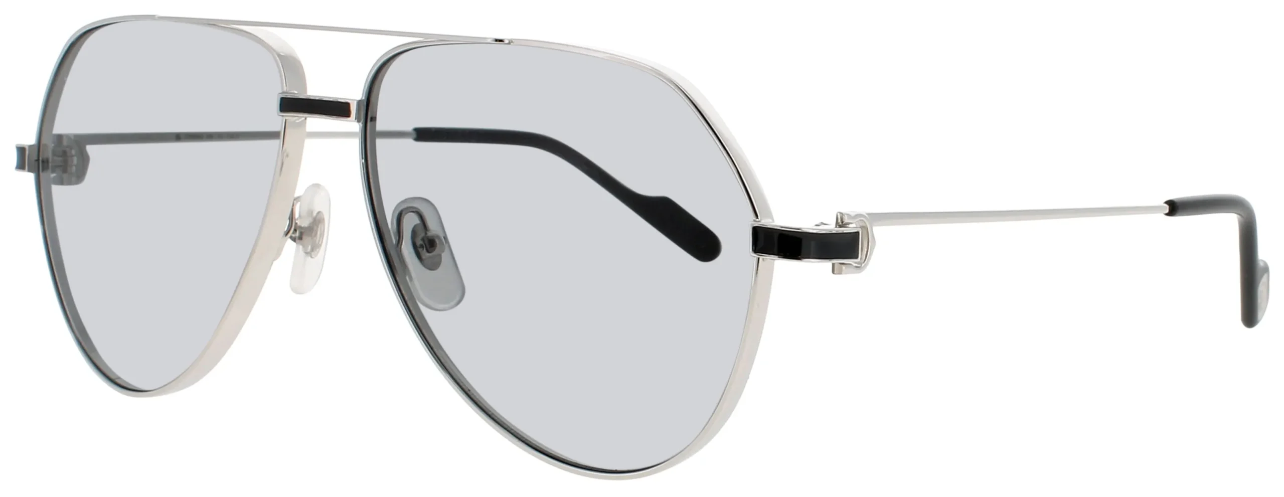 Cartier CT0334S 004 Sunglasses Silver 61mm Men