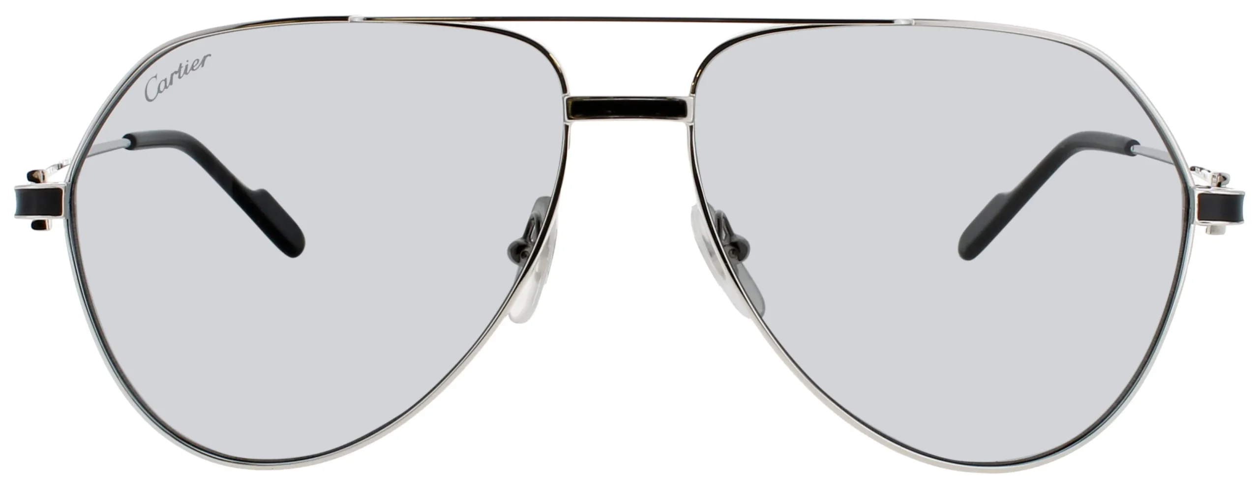 Cartier CT0334S 004 Sunglasses Silver 61mm Men 2
