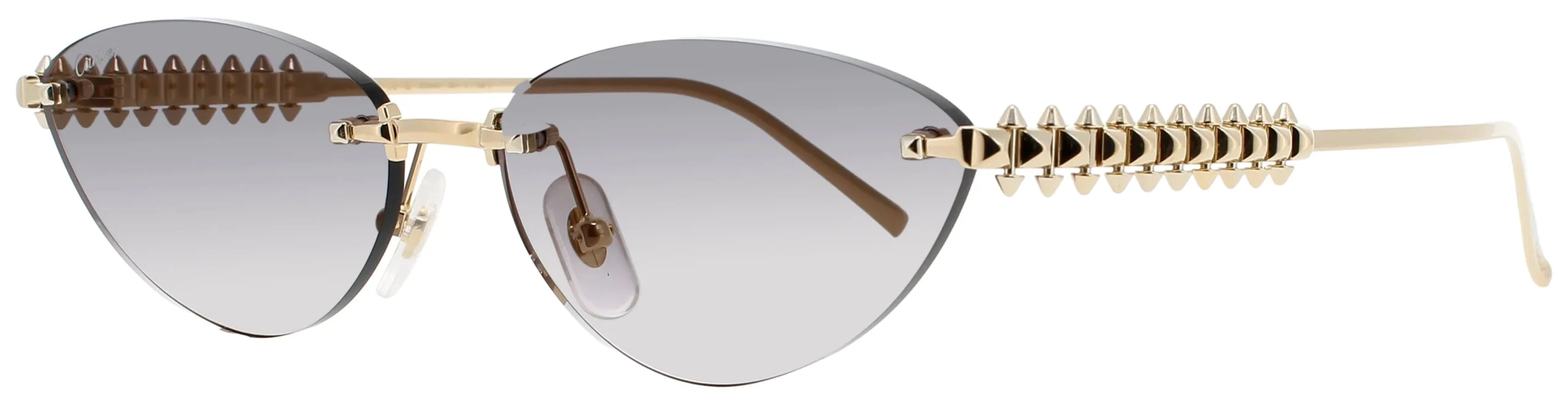 Cartier CT0543S 001 Sunglasses Gold 58mm Women