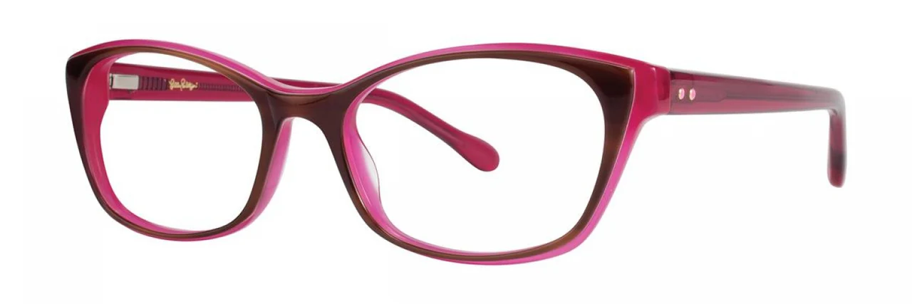 Lilly Pulitzer Wayland Eyeglasses Tortoise Pink 50mm Women