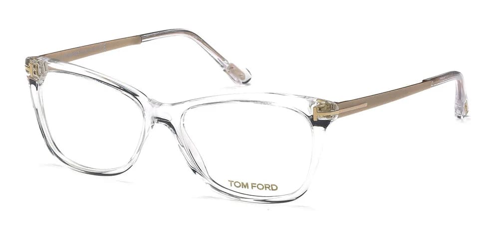Tom Ford FT5353 026 Eyeglasses Crystal 54mm Women