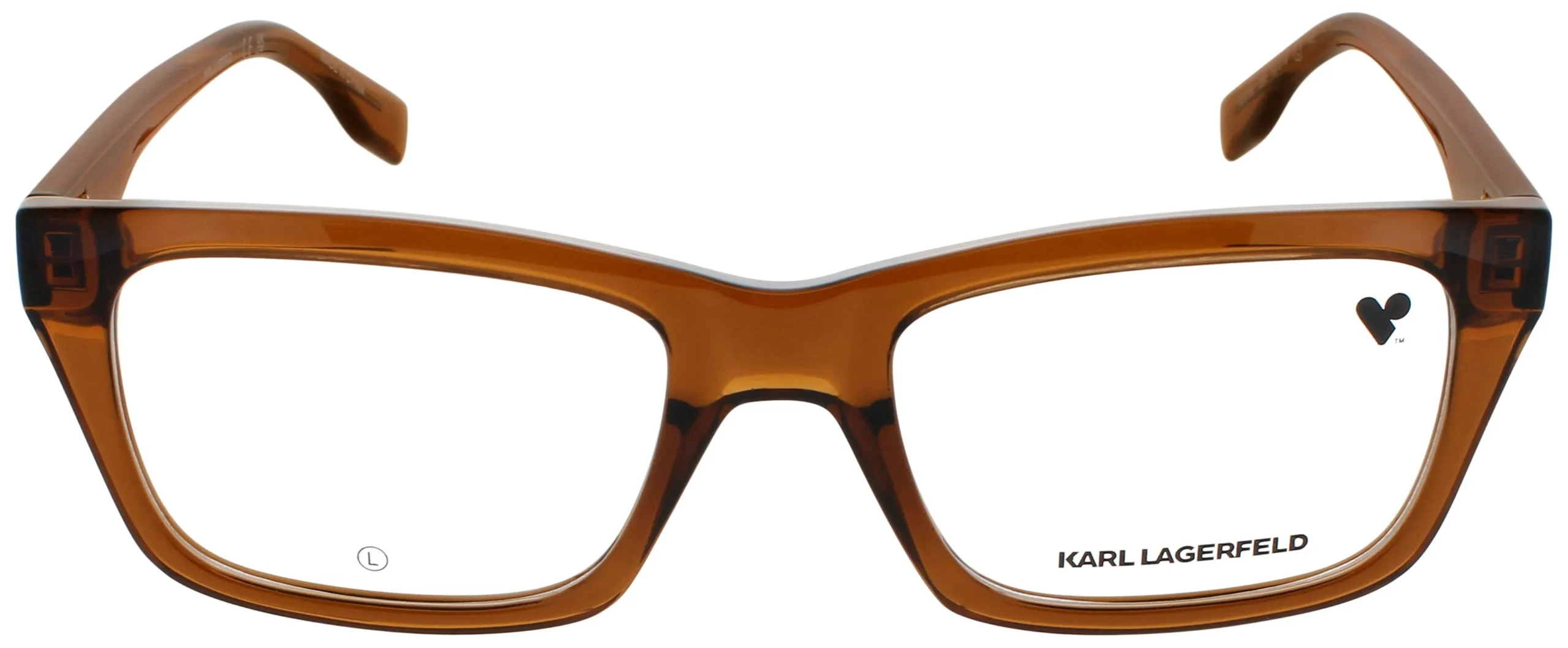 Karl Lagerfeld KL6138 200 Eyeglasses Brown 53mm Men 2