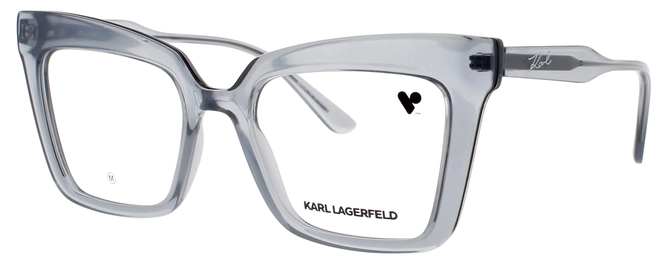 Karl Lagerfeld KL6136 020 Eyeglasses Grey 51mm Women