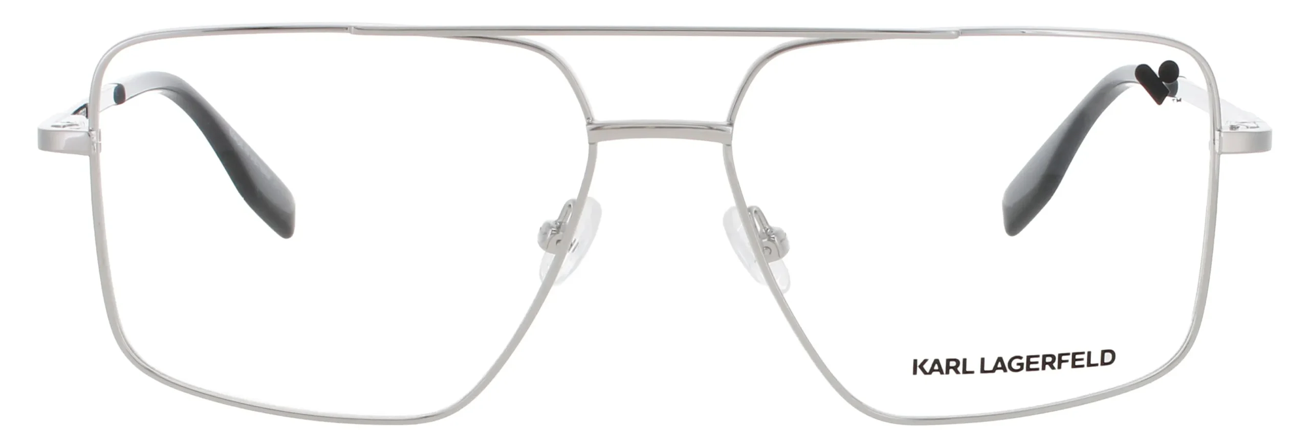 Karl Lagerfeld KL357 N 041 Eyeglasses Silver 56mm Men 2