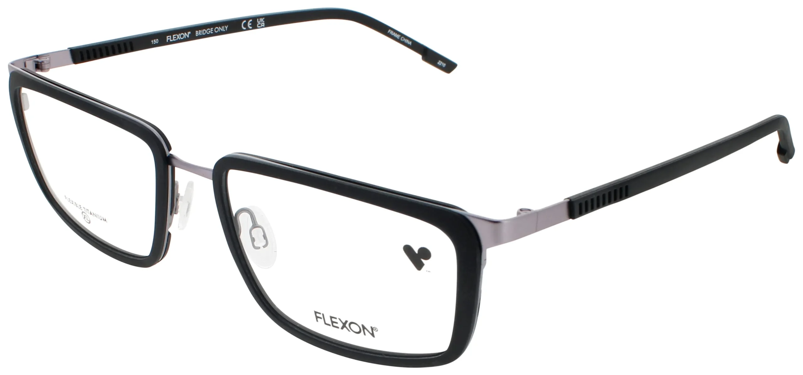 Marchon E1138 002 Eyeglasses Black Gunmetal 56mm Men