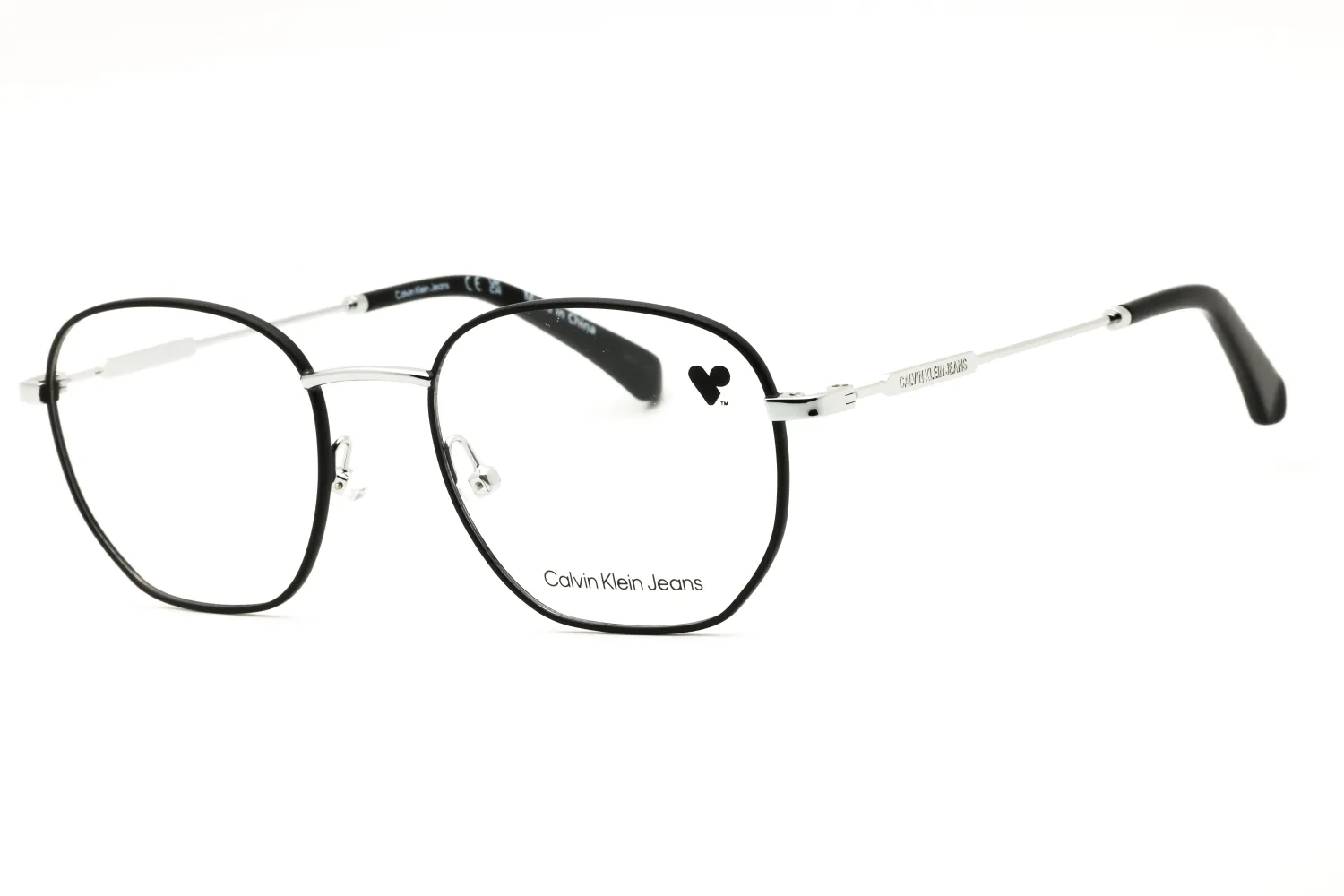 Calvin Klein Jeans CKJ20101 001 Eyeglasses Satin Black 50mm Women