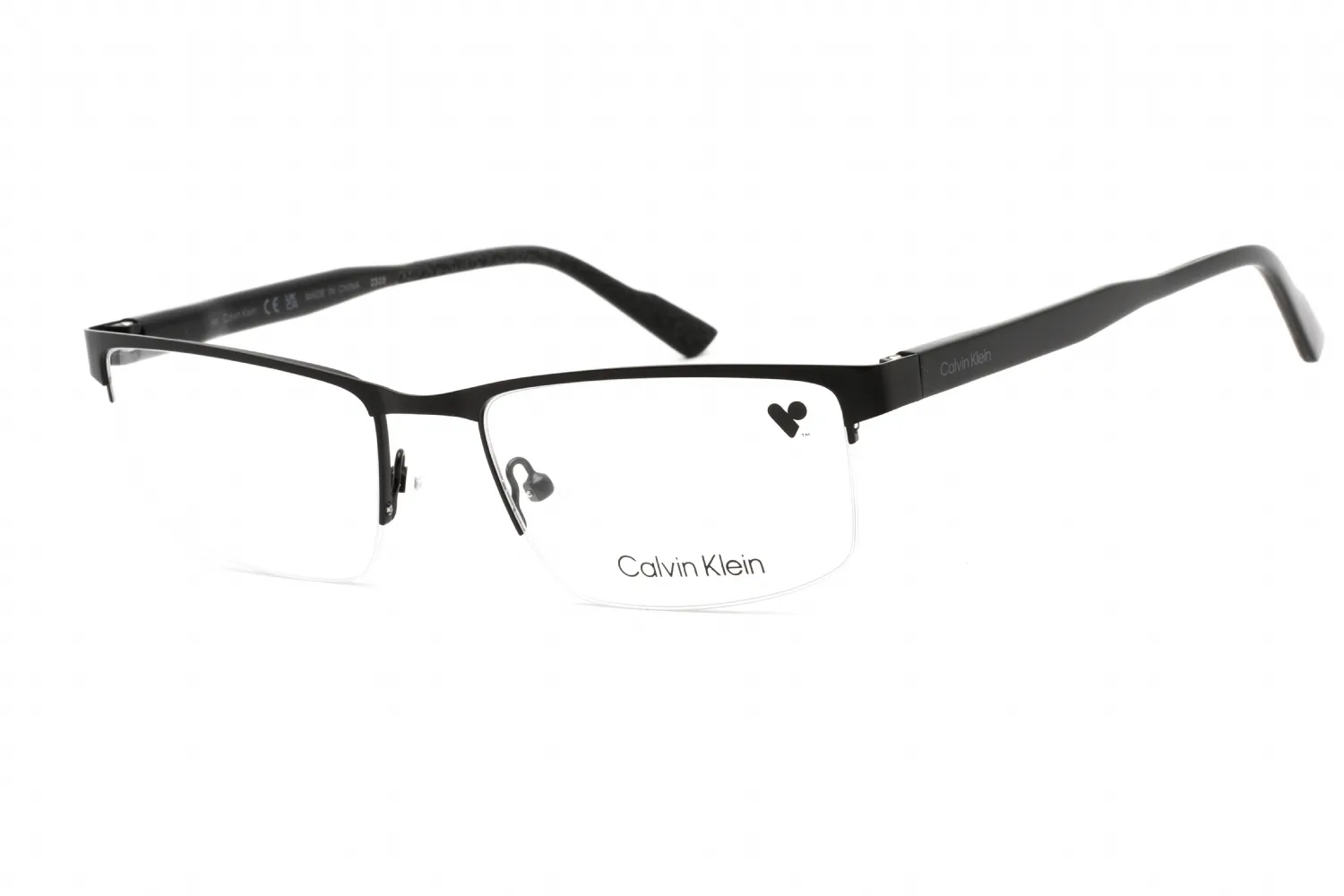 Calvin Klein CK21126 002 Eyeglasses Matte Black 55mm Men