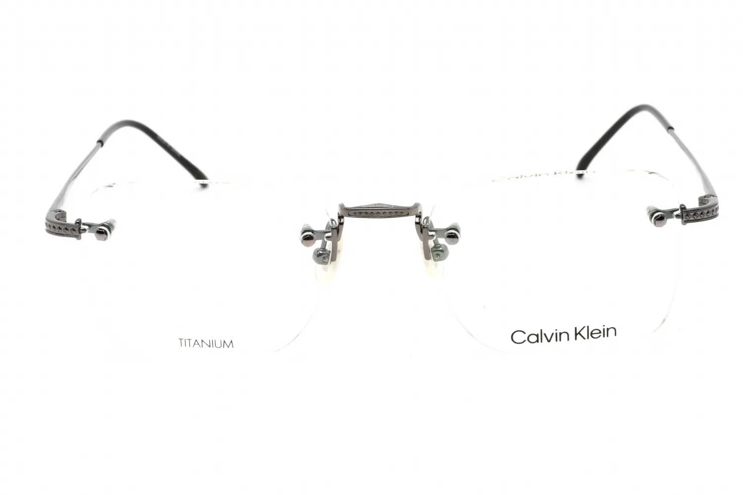 Calvin Klein CK22112T 009 Eyeglasses Dark Gun 52mm Men 2