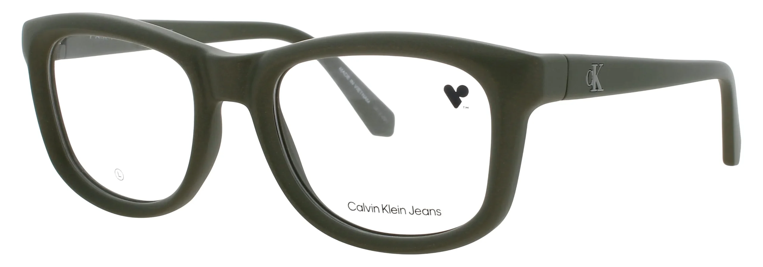 Calvin Klein Jeans CKJ25614 309 Eyeglasses Matte Khaki 53mm Men