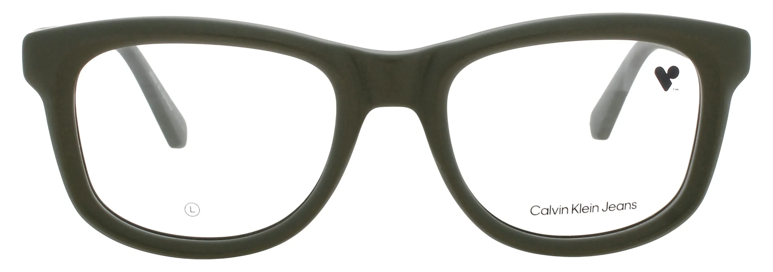 Calvin Klein Jeans CKJ25614 309 Eyeglasses Matte Khaki 53mm Men 2
