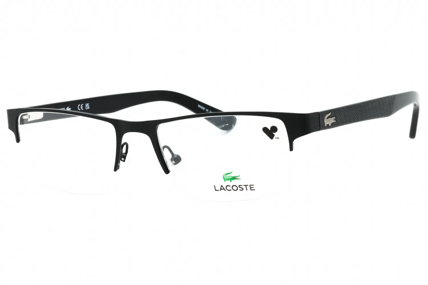 Lacoste L2237 002 Eyeglasses Matte Black 53mm Men