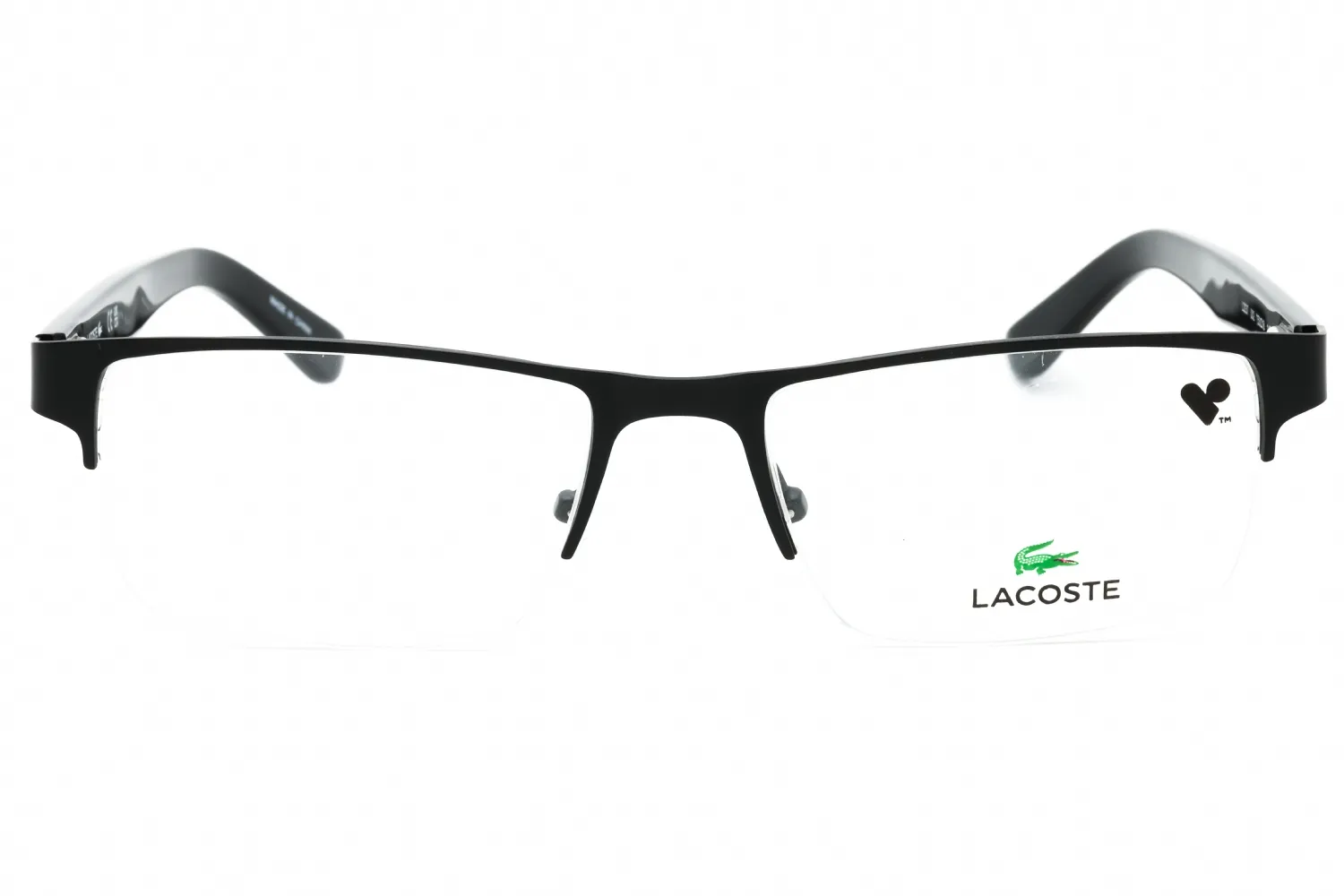 Lacoste L2237 002 Eyeglasses Matte Black 53mm Men 2