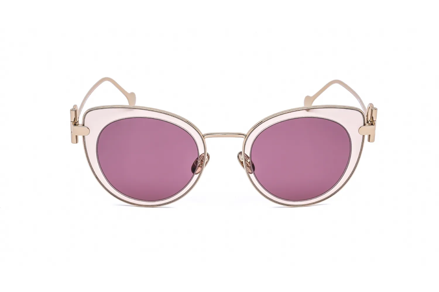 Salvatore Ferragamo SF182S 640 Sunglasses Peach 50mm Women 2