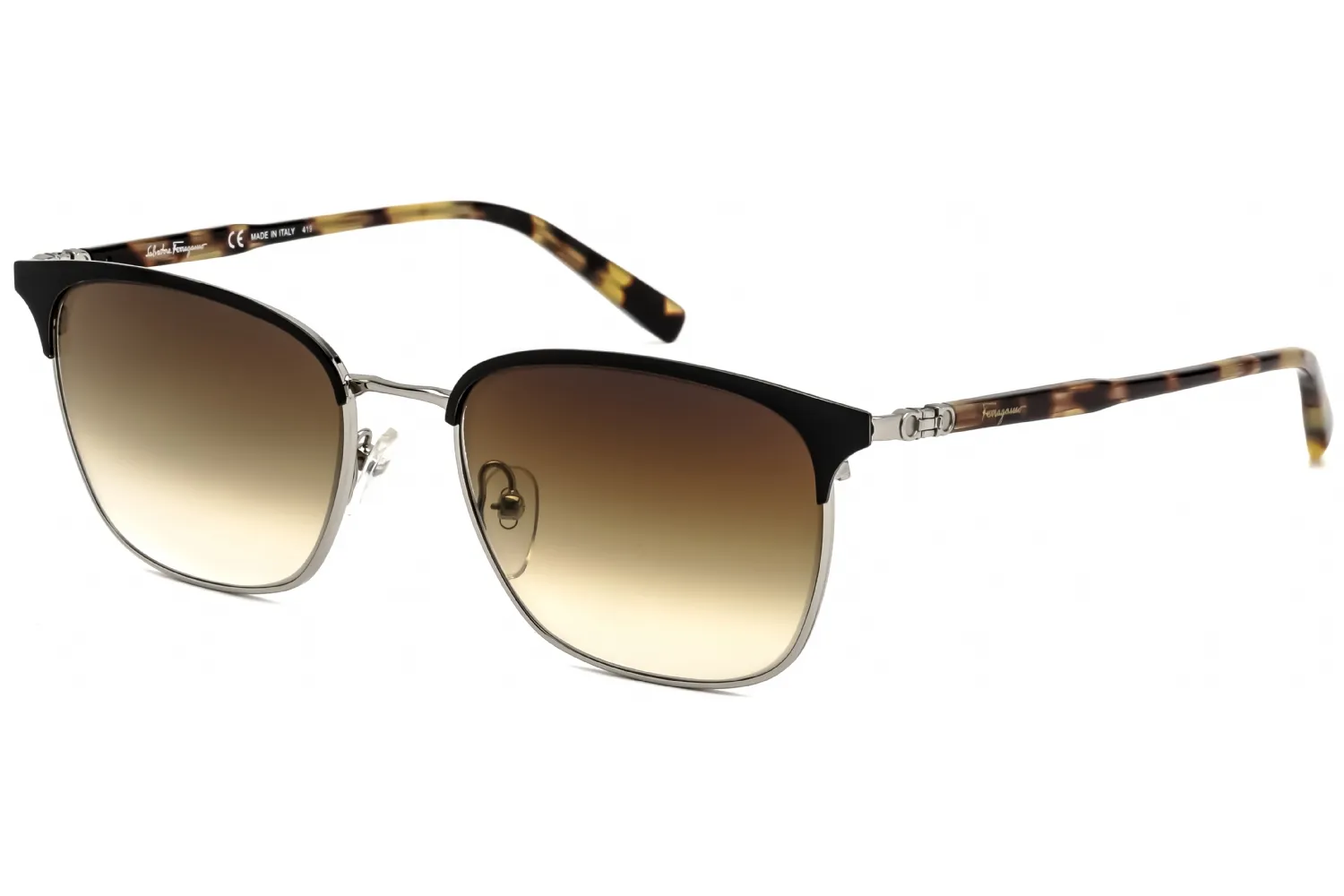 Salvatore Ferragamo SF180SG 703 Sunglasses Black 54mm Men