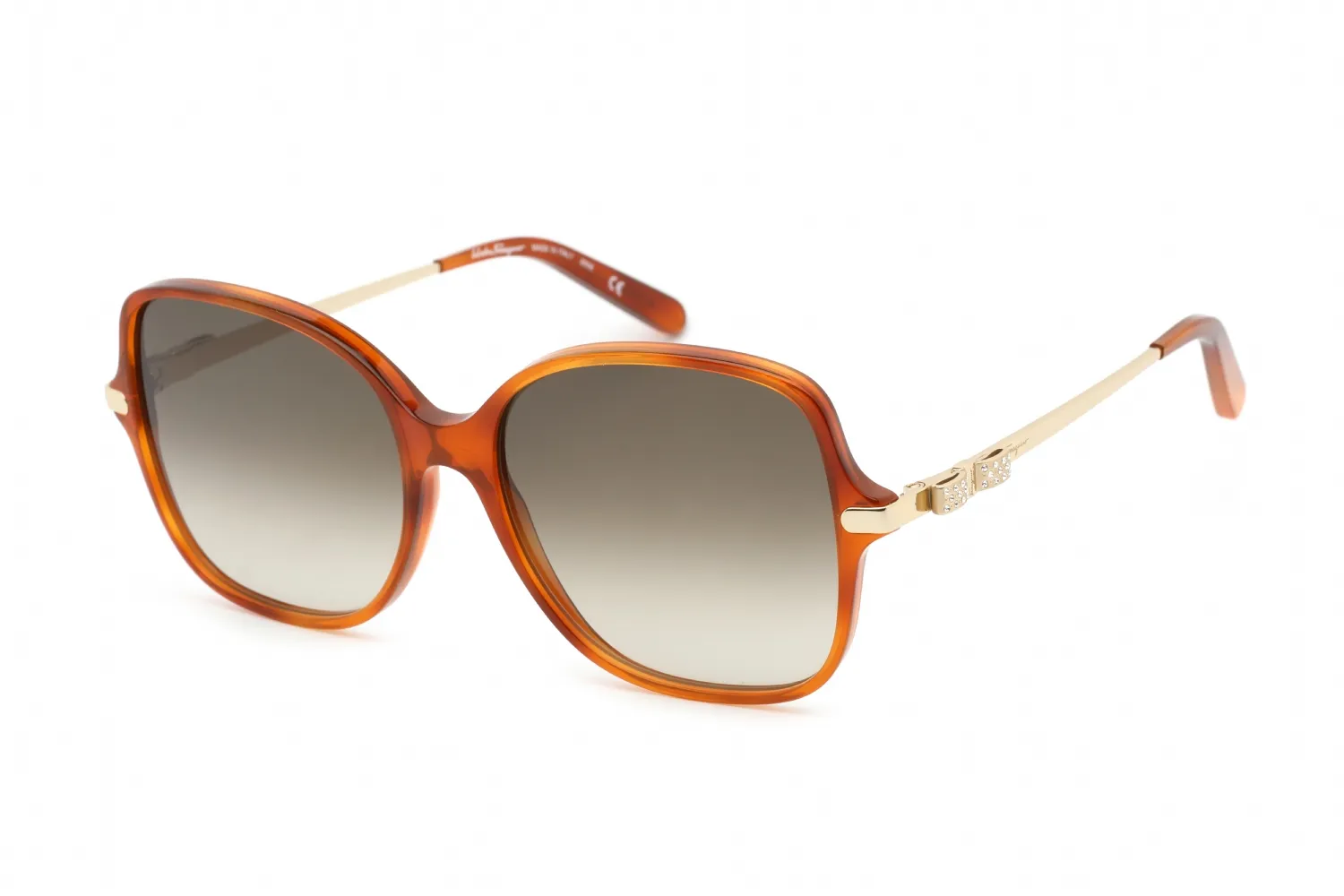 Salvatore Ferragamo SF990SR 214 Sunglasses Tortoise 57mm Women