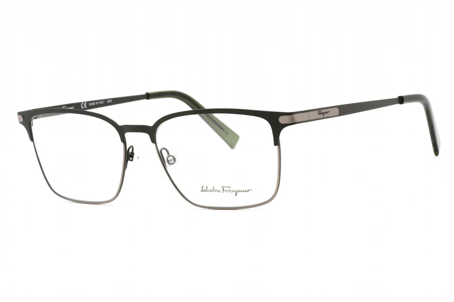 Salvatore Ferragamo SF2207 331 Eyeglasses Army Green 54mm Men